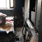 spalony pokój