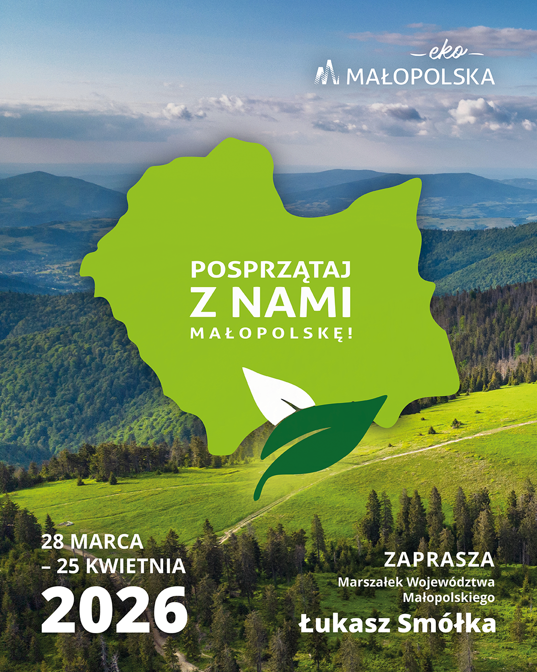 plakat posprzątaj z nami małopolskę