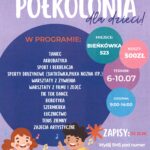 Step Up Academy. BiOAK. Wakacje bez nudy. Półkolonia dla dzieci! Miejsce: Bieńkówka 523. Koszt: 500 zł. Termin: 6-10.07. Godzina: 9:014:00. W programie: Taniec, akrobatyka, sport i rekreacja, sporty drużynowe (siatkówka, piłka nożna itp.), warsztaty z żywienia, warsztaty z filmu i zdjęć, tik tok dance, robotyka, szermierka, łucznictwo, tenis ziemny, zajęcia artystyczne. Zapisy: (do 30.06), Wyślij SMS pod numer 788-835-992. W treści wpisz: Imię i nazwisko dziecka, wiek oraz miejsce zapisu. Ruch, pasja, zabawa i nowe przyjaźnie! Aktywnie, kreatywnie, razem!