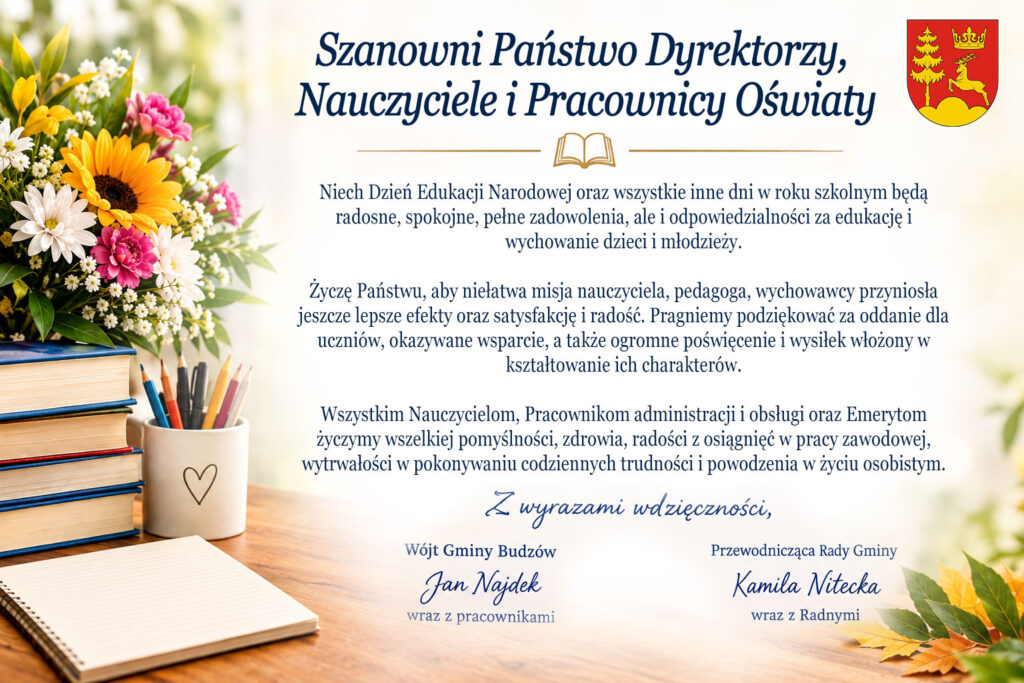 Życzenia z okazji dnia nauczyciela